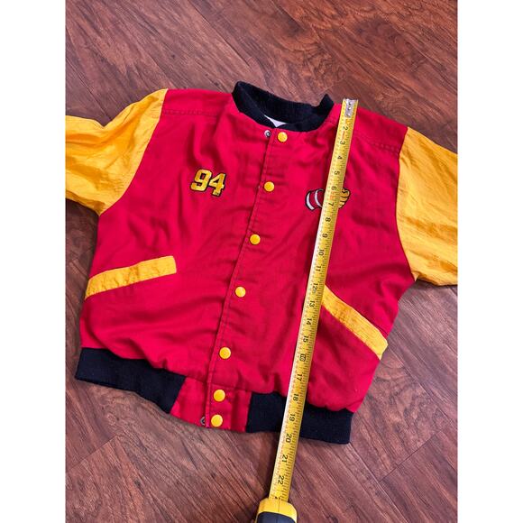VTG Officially Licensed Nascar Ronald McDonald #94 Bill Elliott Yth Jacket RARE - Picture 12 of 12